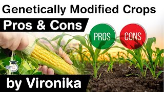 Genetically Modified Crop explained - What are the PROS & CONS of GM Crop #UPSC #IAS