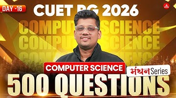 CUET PG 2026 MCA | day 16 | Top 500 MCQ"s | NIMCET, and MH CET MCA 2026 Exam