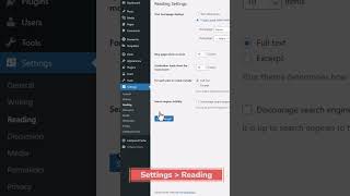 How to set homepage in wordpress