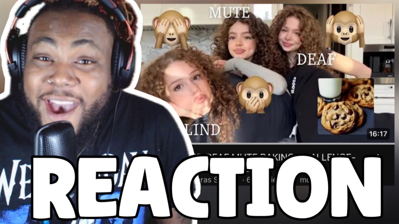 Reacting To The Kalogeras Sisters For The FIRST TIME | BLIND DEAF MUTE BAKING CHALLENGE