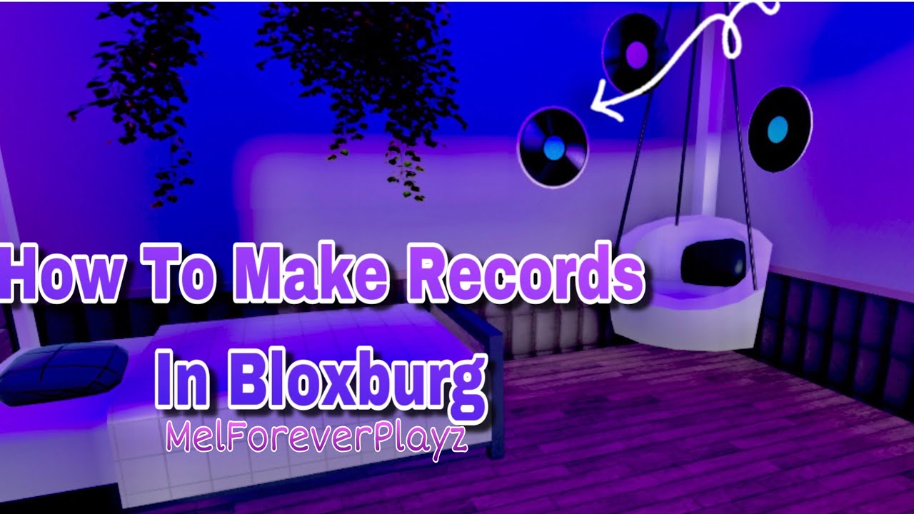How To Make Records In BloxburgRoblox YouTube
