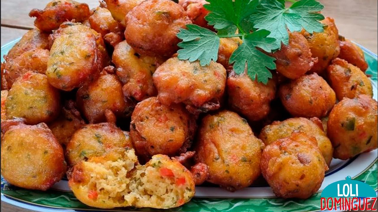 BUÑUELOS DE VERDURAS - CUANDO PRUEBES ESTA RECETA TE VA A ENCANTAR - Loli Domínguez - Semana Santa