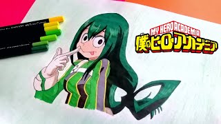 How To Draw Easy Froppy Tsuyu Asui - My Hero Academia 僕のヒーローアカデミア