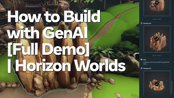 How to Build with GenAI [Full Demo] | Horizon Worlds