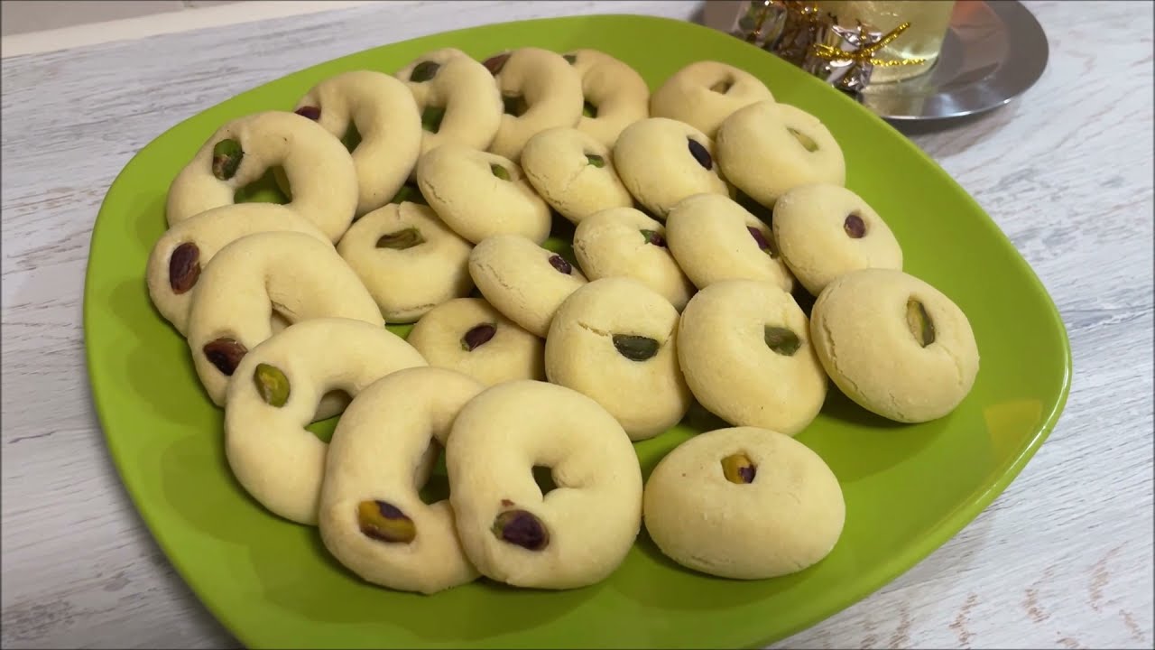 Nur 3 Zutaten und ihr habt so köstliche Kekse!! Ghreibe recipe- Ghraibeh Rezept- rojins kitchen