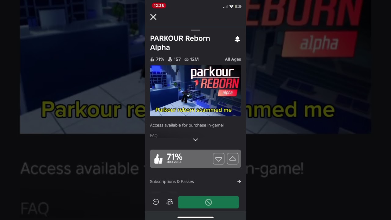 DON’T PAY FOR PARKOUR REBORN ON MOBILE