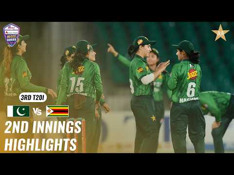 2nd Innings Highlights | Pakistan Women vs Zimbabwe Women | Match 03 | T20I Series 2026 | M9H1K