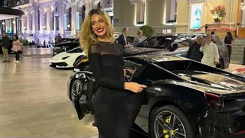 MONACO LADIES BEST SUPERCAR ARRIVALS & BILLIONAIRE LUXURY NIGHTLIFE