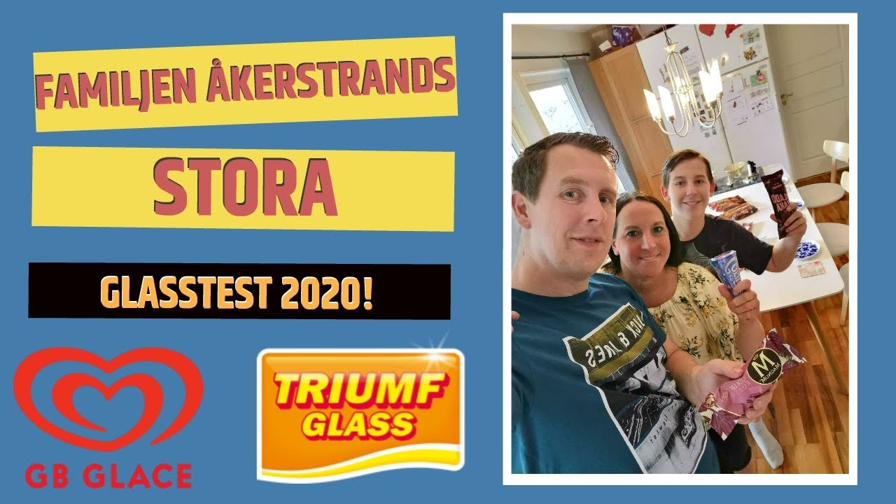 TEST - Familjen Åkerstrand Testar Glassnyheter 2020!