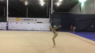 Rhythmic Region 6, 2018, Jaelyn, Level 7, ball