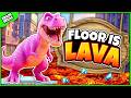 Dino Floor Is Lava | Dino Hunt | PE Fun for Kids | Dance Song for Kids | Brain Break Party