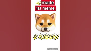The only true 1st AI made meme coin is #Kibshi