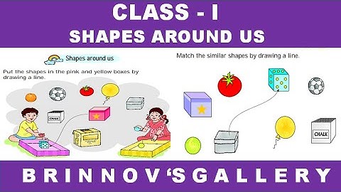 NCERT | Class 1 | shapes around us | shapes | class 1 maths chapter 1| learn shapes for kids