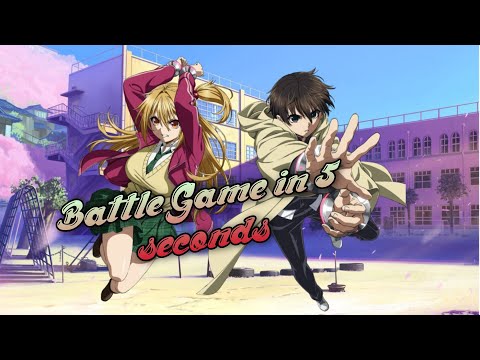 Clipe completo da música de encerramento de Battle Game in 5