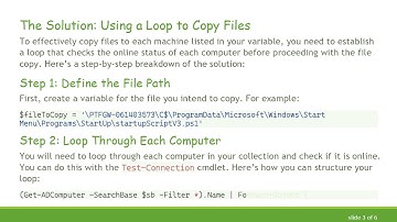 How to Dynamically Include a Variable in the File Path of the Copy-Item Cmdlet in PowerShell