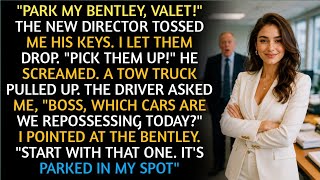 He Tossed Me His Bentley Keys - I Repossessed His Car and Company#Office Revenge