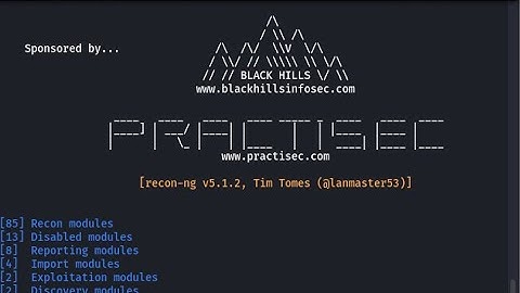Recon-ng || PenTesting Tutorials || Information Gathering Tool || Kali Linux || Cyber Security