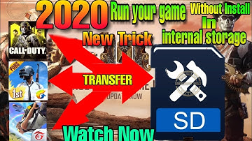 PLAY GAMES IN SD CARD 2020 NEW METHOD | HOW TO PLAY PUBG, COD, FREE FIRE IN SD CARD