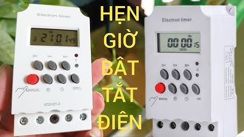 BỘ HẸN GIỜ TỰ ĐỘNG BẬT TẮT CÁC THIẾT BỊ ĐIỆN GIA ĐÌNH THÔNG MINH NHƯ MÁY BƠM NƯỚC BÓNG ĐÈN