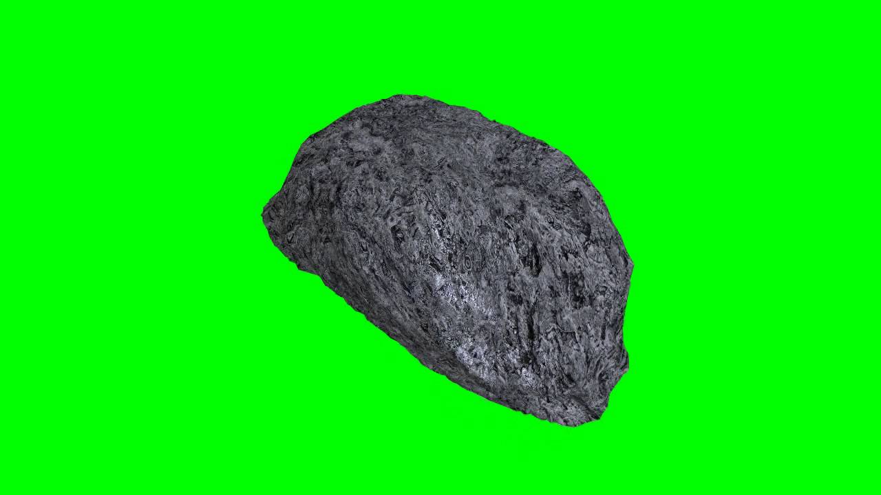 meteor rock is in green screen flying - YouTube