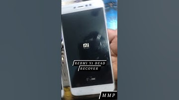 Redmi y1 dead recover