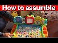 Touch and learn activity desk deluxe from vtech   unboxing  how to assemble