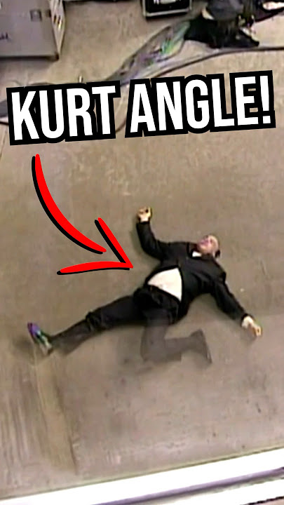 What Happened To Kurt Angle After This Fall? #wwe #wweshorts