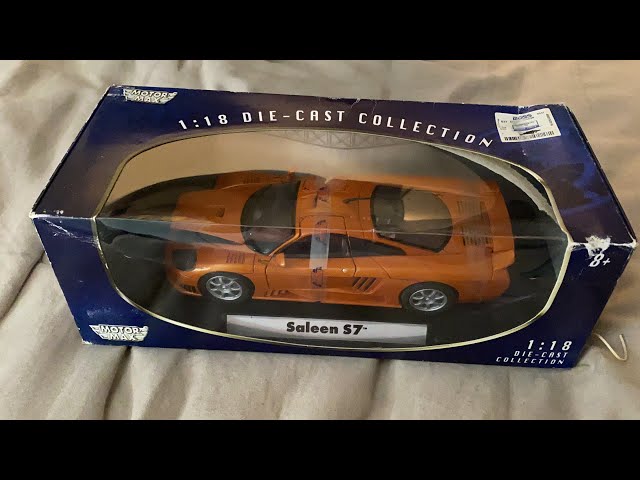 Motormax Saleen S7 Unboxing (Scale 1/18) - YouTube