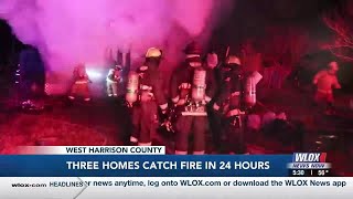 Harrison County Fire Rescue fights three structure fires in 24 hours