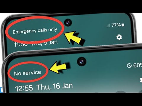No Service Sim Card Emergency Calls Only | No Service Emergency Calls Only Android