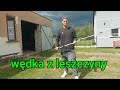 Zrobiłem wędkę z leszczyny czy złowie na nią szczupaka 😀#fishing #ryby