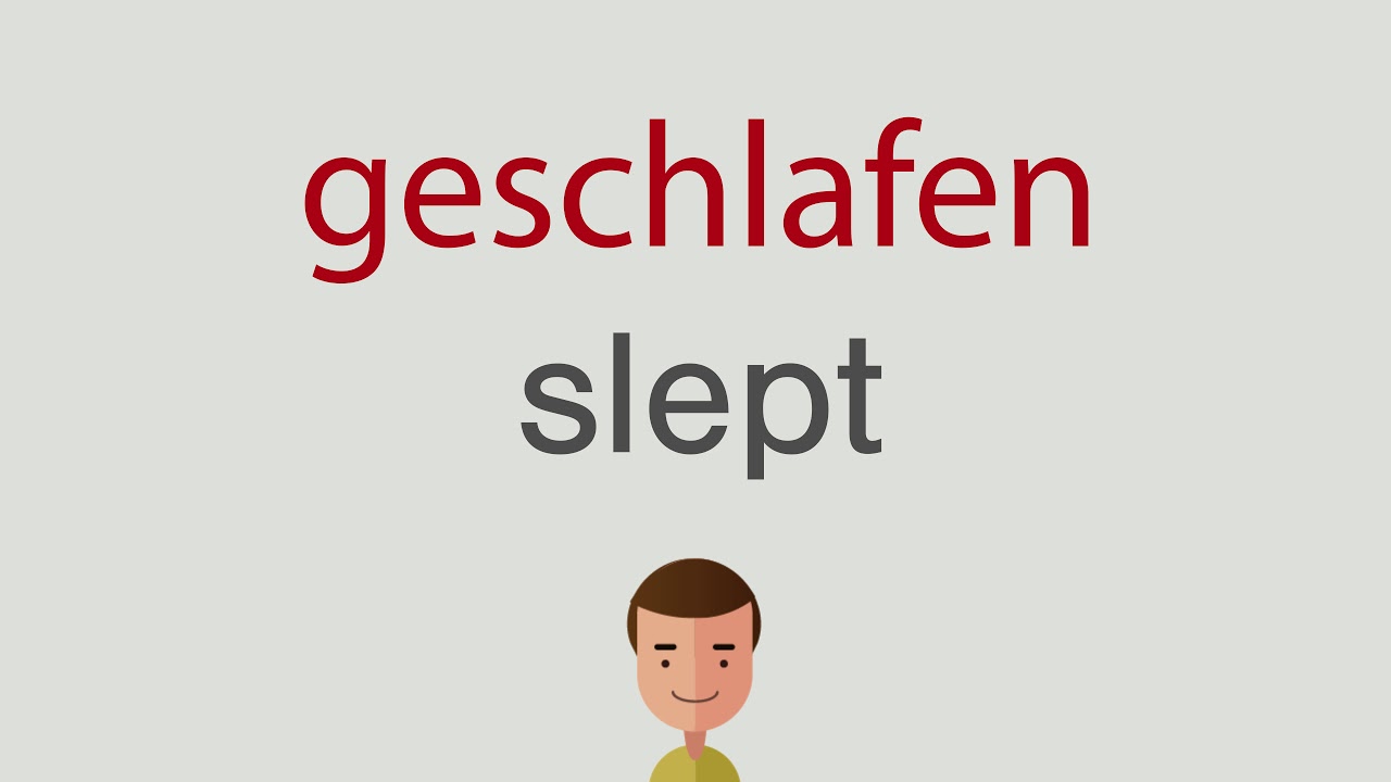 Hast Du Gut Geschlafen Auf Englisch Wie heißt geschlafen auf englisch - YouTube
