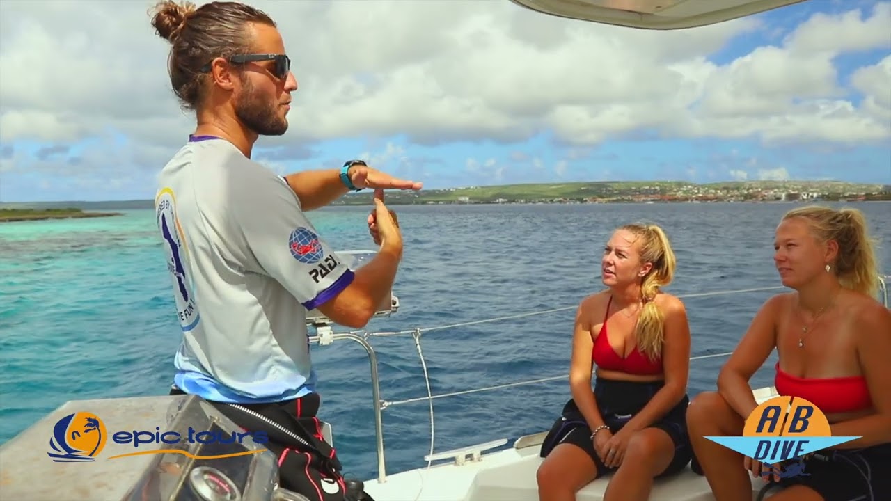 Epic Tours Bonaire - SAIL & DIVE Catamaran Tour with AB-Dive