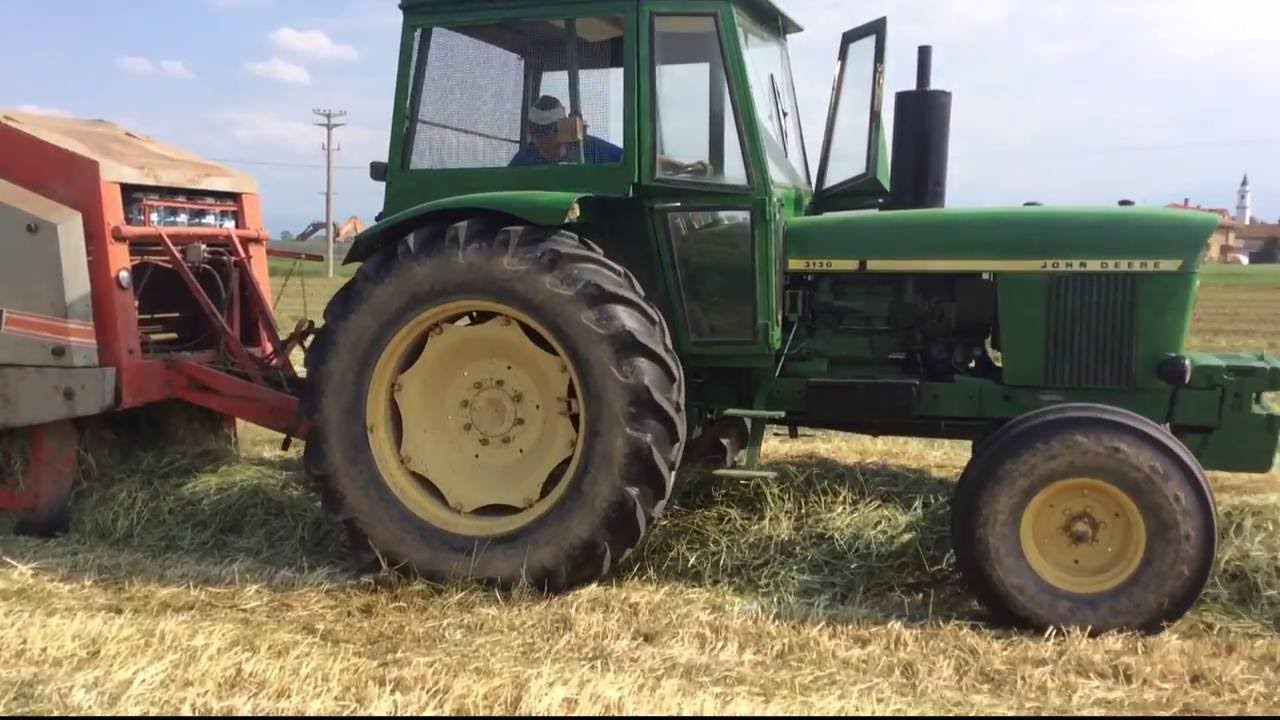 JOHN DEERE 3130 + ROTOPRESSA LERDA 150