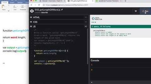 Hack Reactor Bootcamp Prep | Module 1 | 010_getLengthOfWord | JavaScript string.length property