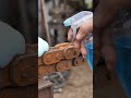 Rusty Iron Chain Restoration Before and After😳