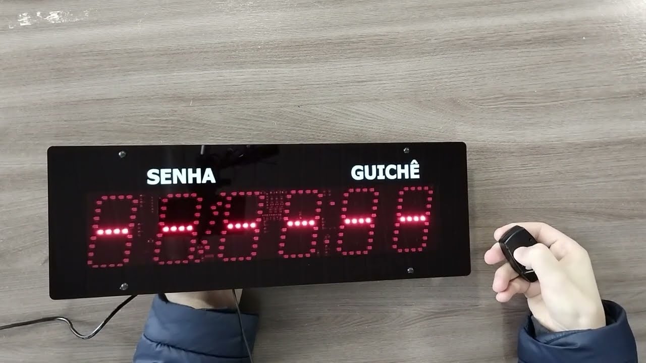 Painel Senha Guiche Multeletronic - 03