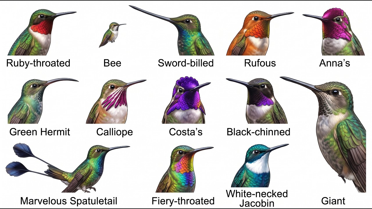All Hummingbirds Explained In 10 Minutes - YouTube