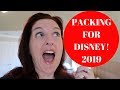 Disney World Packing Video 2019