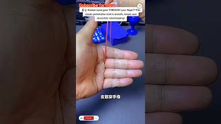 Rubber band magic,😎😱 how to make cool with rubber band, easy tutorial #shorts #viral #diy