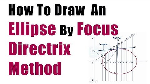 How to Draw an Ellipse By Focus Directrix Method 💯 #viralvideo #engineeringdrawing #ellipse