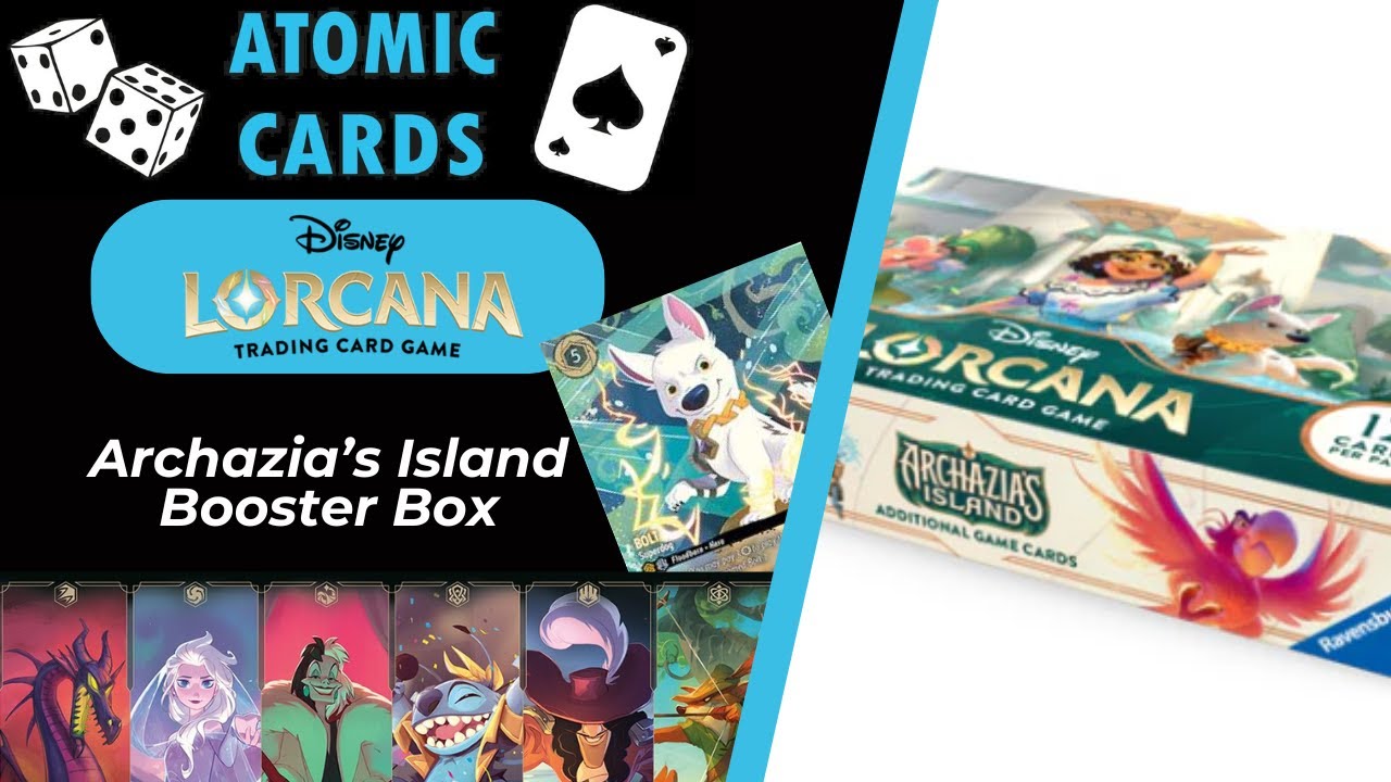 archazia's island booster box Disney Lorcana Unboxing