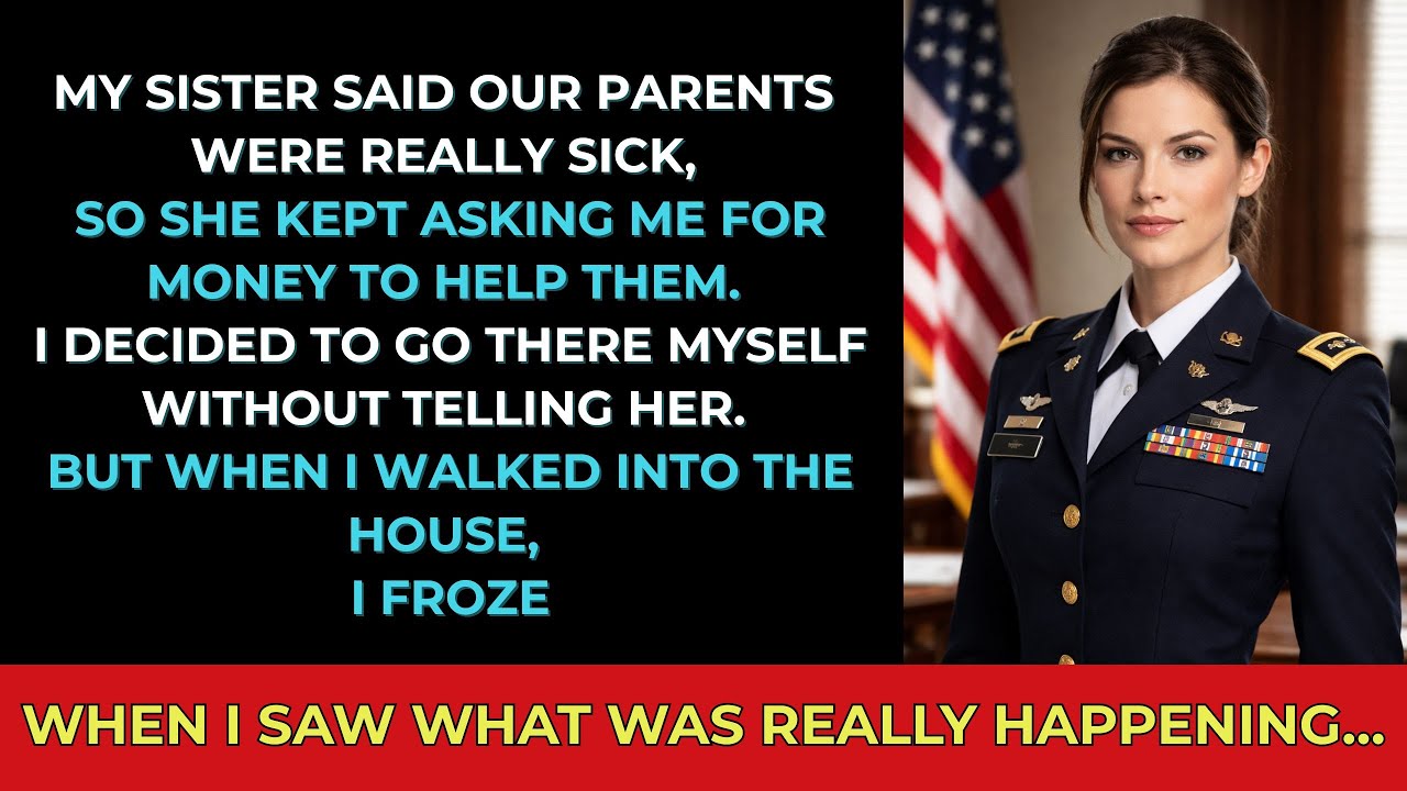 My Sister Lied About Our Parents Being Seriously Ill. I Showed Up Unannounced And Froze When I Saw…