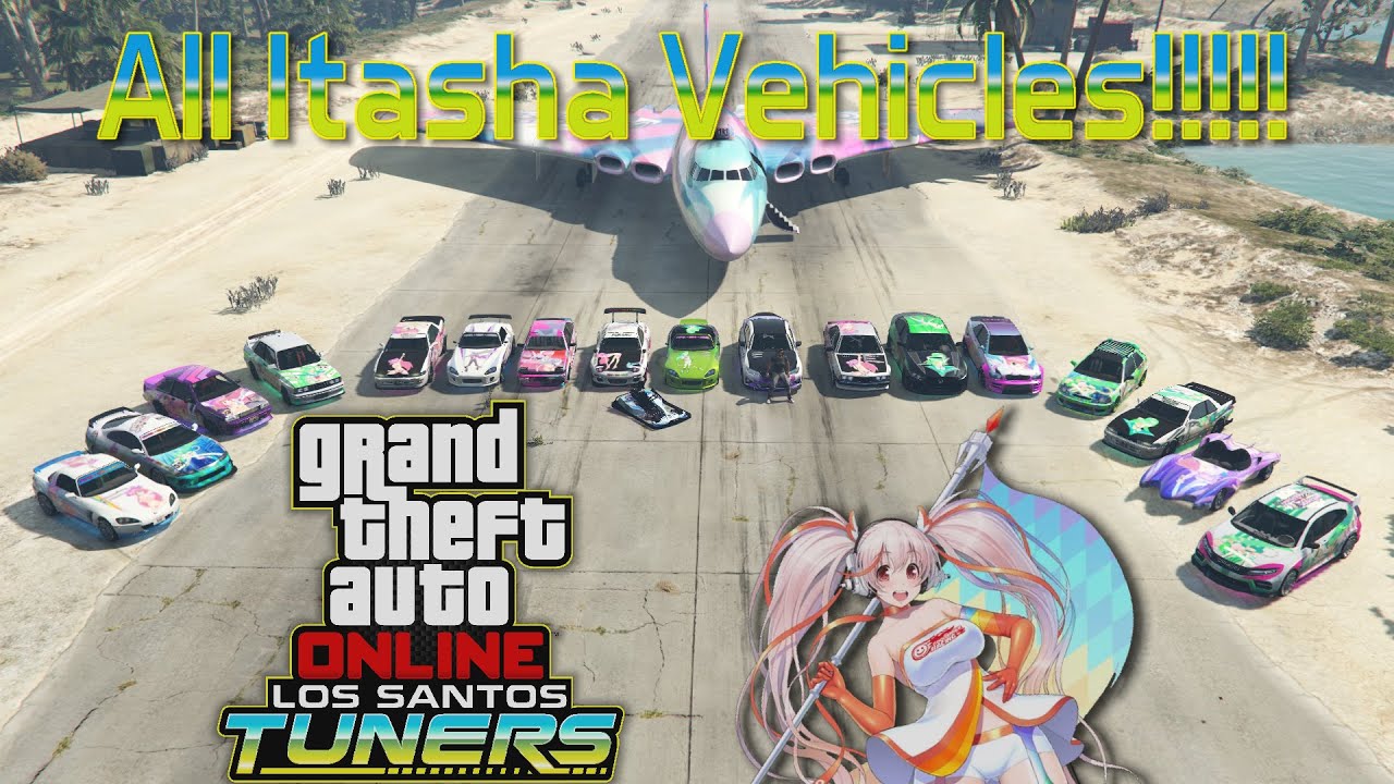 GTA Online All Itasha 痛車 Vehicles wTuners Update Added Anime  Liveries  YouTube