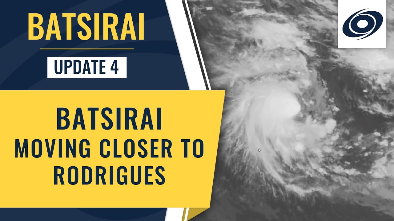 Cyclone Batsirai moving closer to Rodrigues - January 30th 2022