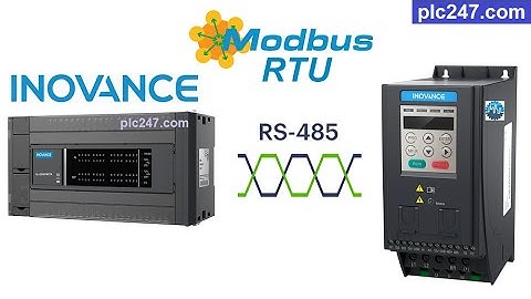 PLC Inovance "Modbus RTU" Inovance MD200 Tutorial