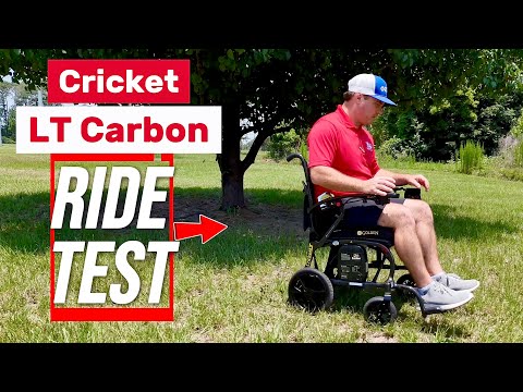 Cricket LT Outdoor Ride Test: Grass, Asphalt & Steel Slag | Golden Technologies GP309