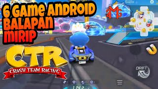 6 Game Balap Android mirip Crash Bandicoot Racing (CTR) screenshot 1