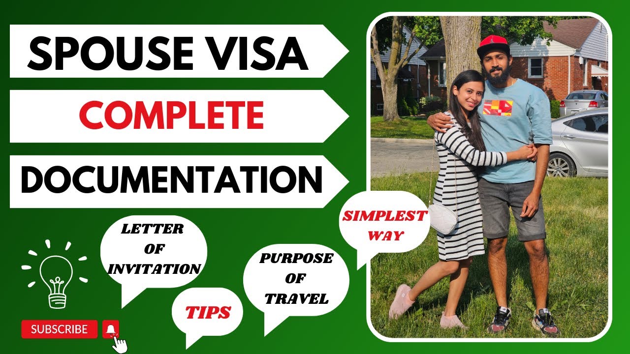 Spouse Visa for Canada Complete Documentation/ GC key/ Purpose of Travel and Letter of Invitation