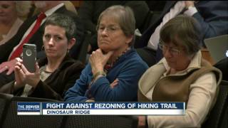 Jefferson County commissioners hold public meeting on proposed Dinosaur Ridge lot rezoning